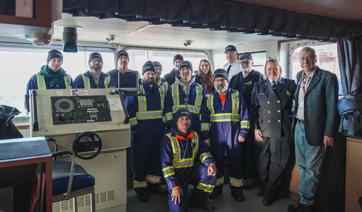 Congratulations to this year's 2024 Top Hat recipient, @McKeilMarine MV Florence Spirit, for the second consecutive year! 🎩 The vessel arrived at Pier 21 @ArcelorMittal_D on March 23rd from Detroit.