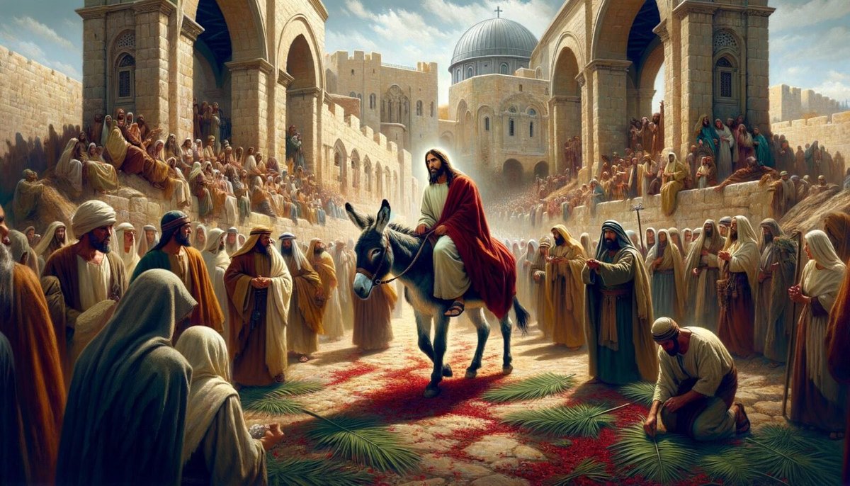 #PalmSunday2024 #Jerusalem #Passion #FulfillGodsPlan @Pontifex please bless us during this #HolyWeek2024 . #ThankYouJesus