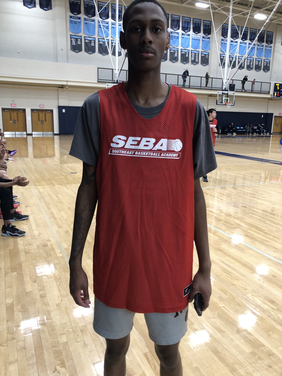 SEBA Senior Showcase

6’8 Forward Damerious Putmon (Lithia Springs HS) had a nice showing. Athlete w/ long wingspan. Shined as a rim protector; blocking &amp; contesting shots. 

Runs floor well; finishes w/ authority. 

High ceiling Prospect; best ball is ahead of him. 

<a href="/imnotdman/">Damerius Putmon</a>
