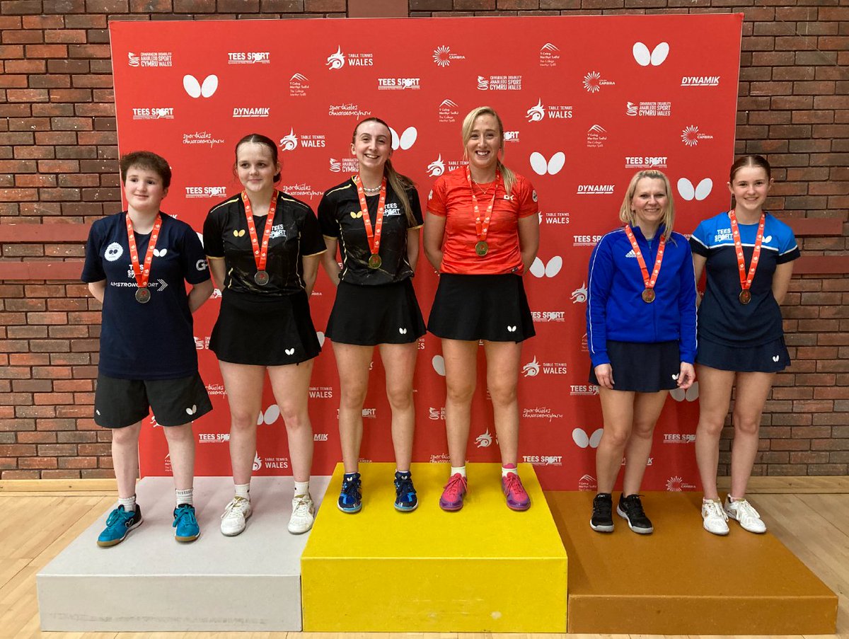 🏓 Butterfly Welsh National Championships 2024 🏴󠁧󠁢󠁷󠁬󠁳󠁿
Day 2 Results
Womens Doubles
🥇 - Charlotte Carey &amp; Lara Whitton
🥈 - Ruby Elliott &amp; Lowri Hurd 
🥉 - Catherine Jones &amp; Darcey Taylor