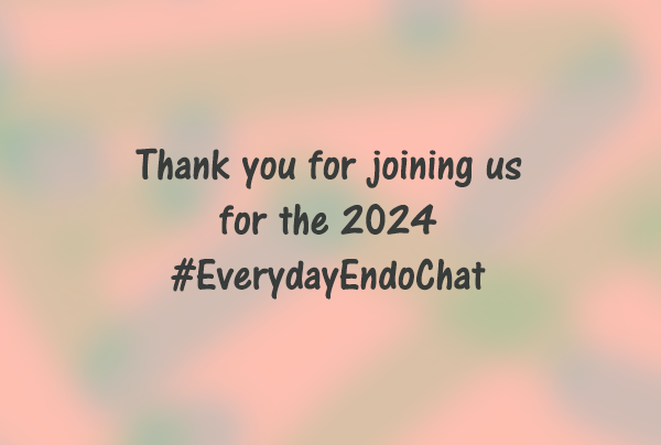 Thank you to everyone who joined. Huge shout out and thanks to @EverydayHealth for hosting this great #EverydayEndoChat. You all rock! 💛 #endometriosisawarenessmonth