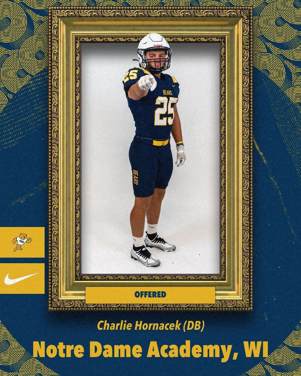 After a great junior day with <a href="/CSPBearsFB/">CSP Golden Bears Football</a> I am blessed to receive my first division 2 offer❗️Thank you <a href="/_Coach_Stern_/">Craig Stern</a> <a href="/CoachCurrierCSP/">Coach-ShannonCurrier</a> <a href="/bond_coach/">Bond Mike Bond</a>