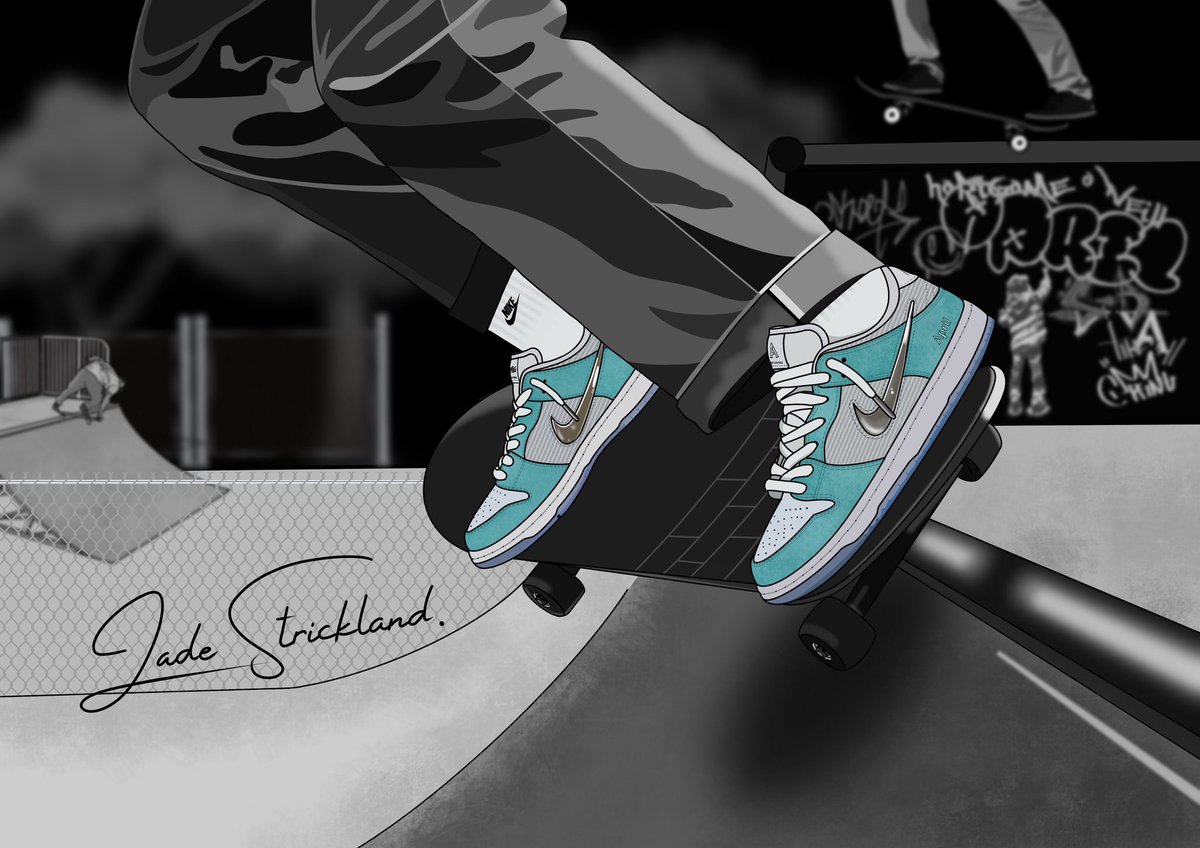 JS_1393's tweet image. More artwork 👍 #sneakers #sneakerheads #digitalart #sneakersaddict #dunksb #Eminem #freddykrueger #thesimpsons #kaws #supreme #OffWhite #takashimurakami #jordan4