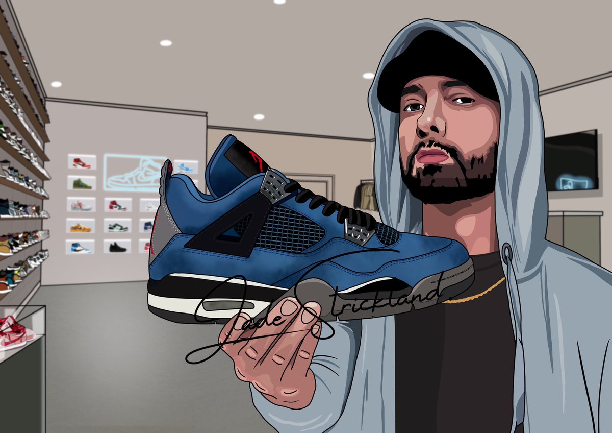 JS_1393's tweet image. More artwork 👍 #sneakers #sneakerheads #digitalart #sneakersaddict #dunksb #Eminem #freddykrueger #thesimpsons #kaws #supreme #OffWhite #takashimurakami #jordan4