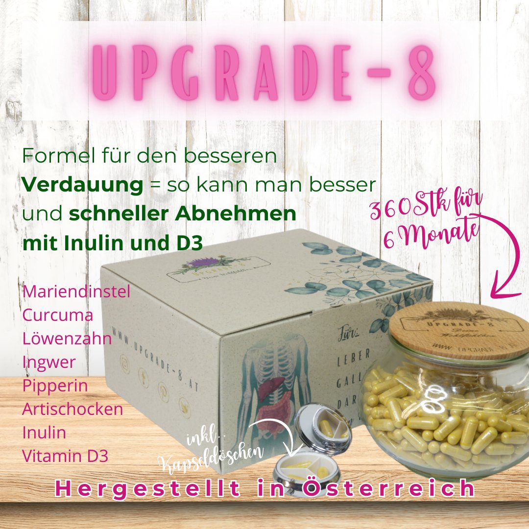 🌿 Entdecke die Power unserer natürlichen Elemente! 🚀
upgrade-8.at/landing
#NatürlicheKraft #Upgrade8 #Gesundheitswunder #NatürlicheUnterstützung #magenschmerzen #reizdarm #blähbauch #fettleber
Gesunde Grüße, Upgrade-8 Team 🌿