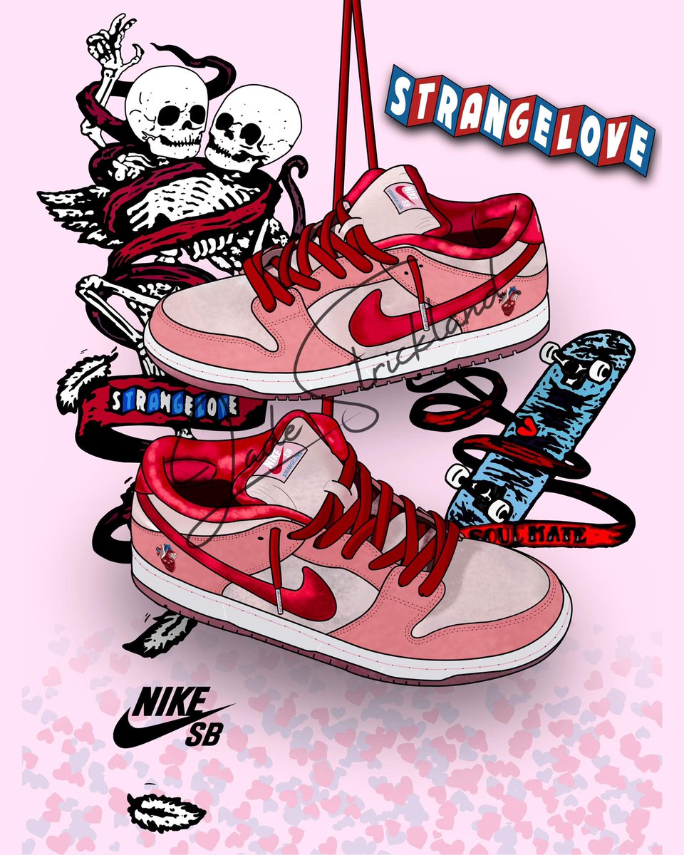 JS_1393's tweet image. My favourite piece 🩷 #strangelove #strangelovedunk #digitalart #dunksb #sneakerart #sneakersaddict #sneakerhead