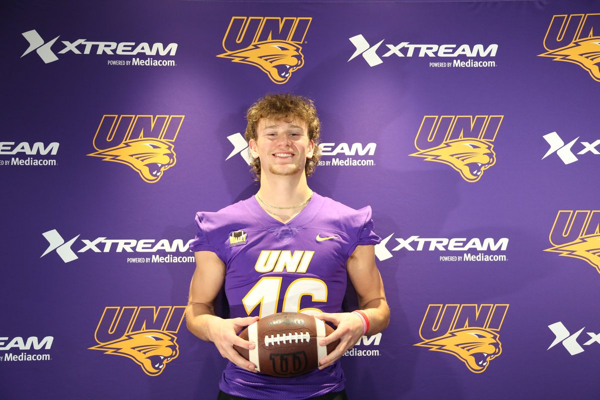 Had a great day at UNI for junior day! Thanks for having me out! @coachricknelson @UNIFootball