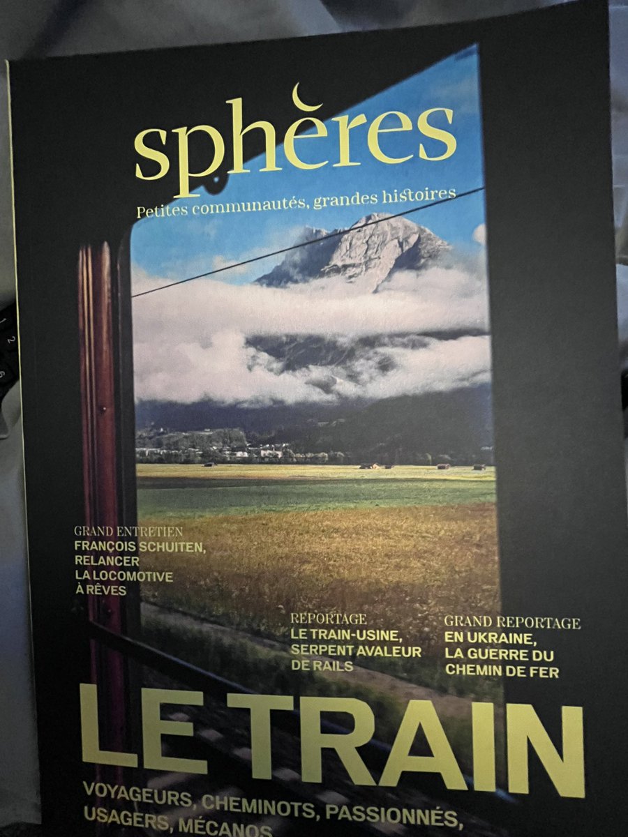 Jérémy Chatet (@jeremychatet) on Twitter photo « Il y a des lignes de train comme des corps rongés par la gangrène, que chaque avancée russe ampute un peu plus, avec des terminus pour moignons »
En #Ukraine, la bataille du rail
Très grand #reportage de <a href="/PierrePolard/">Pierre Polard</a> dans le dernier numéro de @MagazineSpheres #train « Il y a des lignes de train comme des corps rongés par la gangrène, que chaque avancée russe ampute un peu plus, avec des terminus pour moignons »
En #Ukraine, la bataille du rail
Très grand #reportage de <a href="/PierrePolard/">Pierre Polard</a> dans le dernier numéro de @MagazineSpheres #train