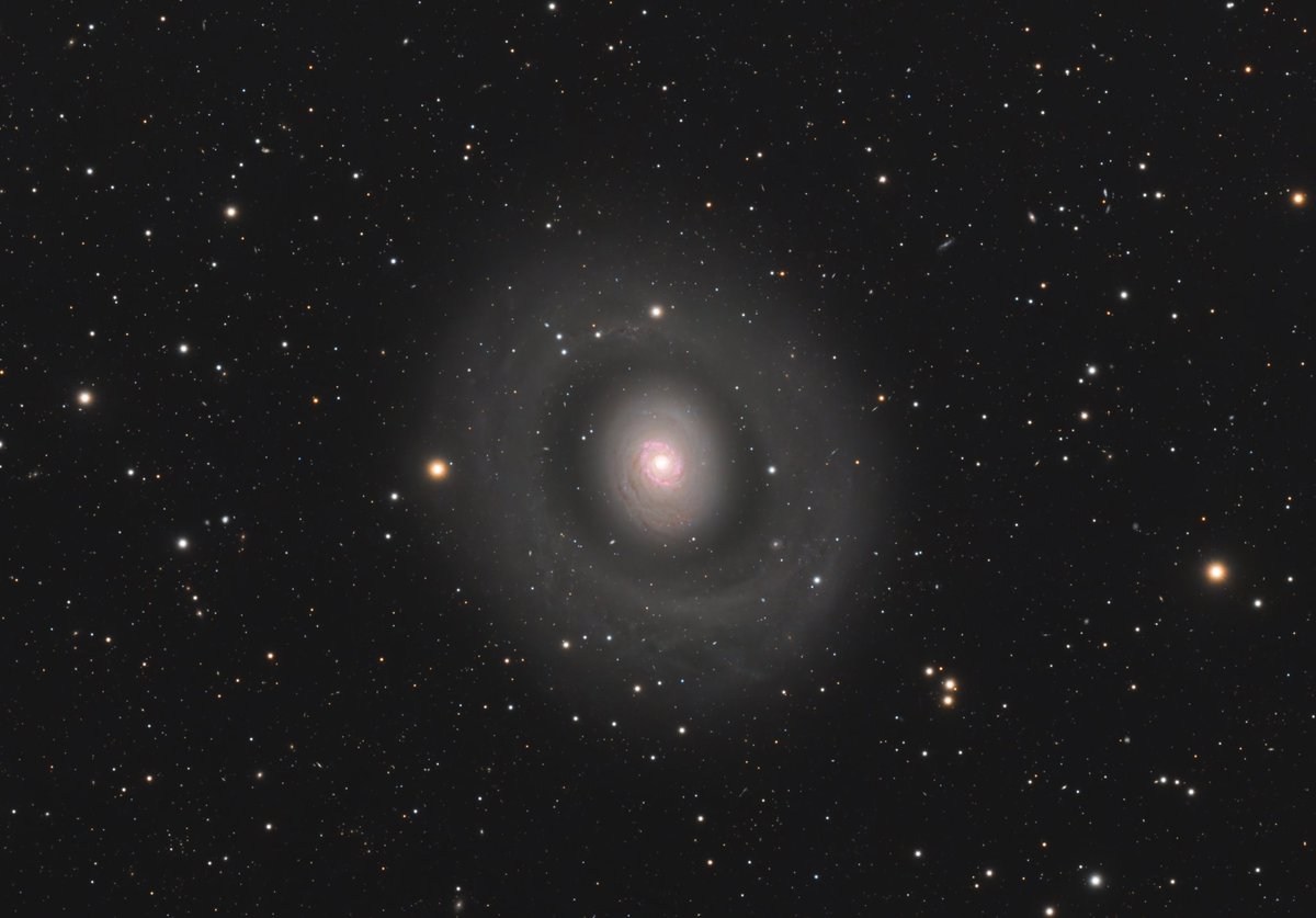 M94 - Croc's Eye Galaxy

Not a flashy as some galaxies, but a very neat one regardless. 

Esprit 100 X 2
QHY268M, OGMA AP26MC, Antlia LRGB
EQ6R Pro x 2
6 Hours RGB
11 hours Lum
20 hours Ha.
~37 hours in total

#Astrophotography #galaxy #Space #qhy #ogma #skywatcher