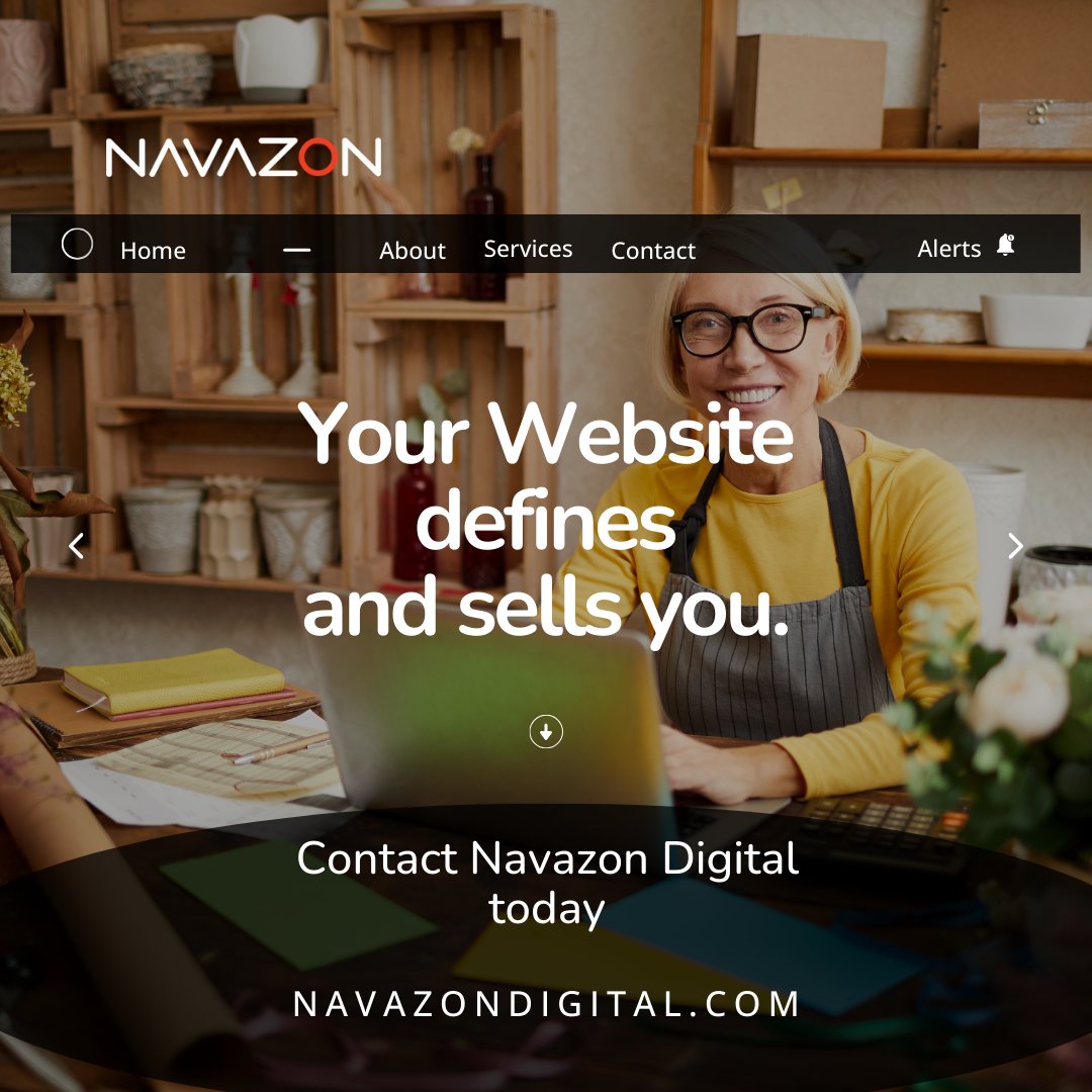 Your website is your digital storefront, defining and selling your brand to the world. 💻✨ From revamping design to optimizing functionality, we've got the expertise to supercharge your website and ensure it's working flawlessly and generating business. #Website #NavazonDigital
