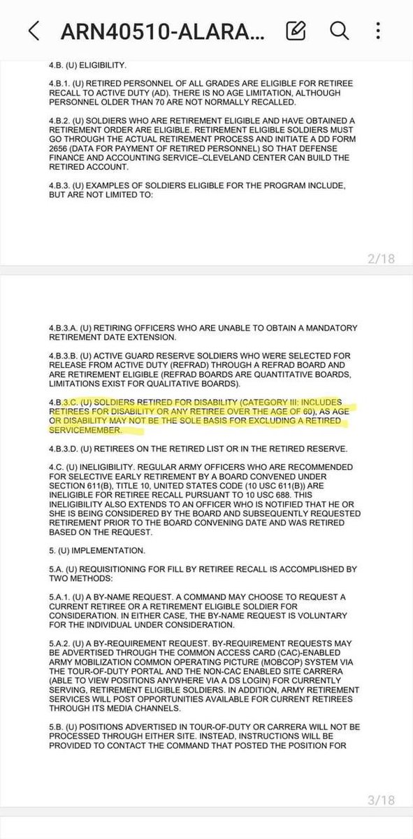 Dani06548474's tweet photo. What’s the real reason behind this military recall to vets? failure to report will result in being classified as a deserter.
https://t.co/5tRHLyBSwI
Full video https://t.co/YjA0ebHncD
#Alaract #Vets #AmericaFirst https://t.co/LpOmjqEGRT