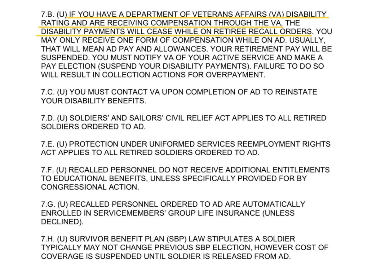 Dani06548474's tweet photo. What’s the real reason behind this military recall to vets? failure to report will result in being classified as a deserter.
https://t.co/5tRHLyBSwI
Full video https://t.co/YjA0ebHncD
#Alaract #Vets #AmericaFirst https://t.co/LpOmjqEGRT