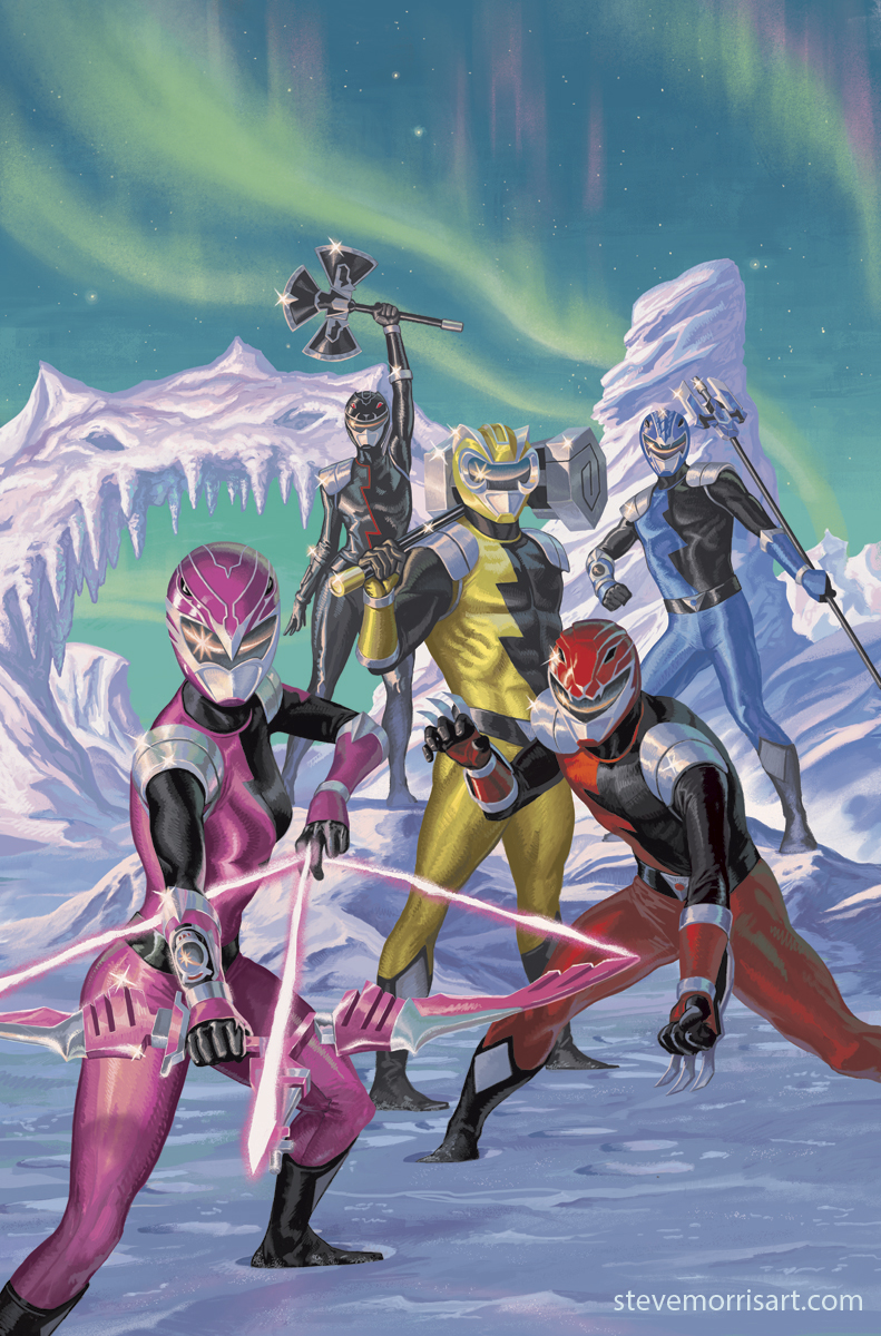 SteveMorrisArt's tweet image. My variant cover for Power Rangers Unlimited: HyperForce #1, direct reserve foil exclusive for BOOM! #PowerRangers  #hyperforce #comiccoverart #comiccover #boomstudios @boomstudios