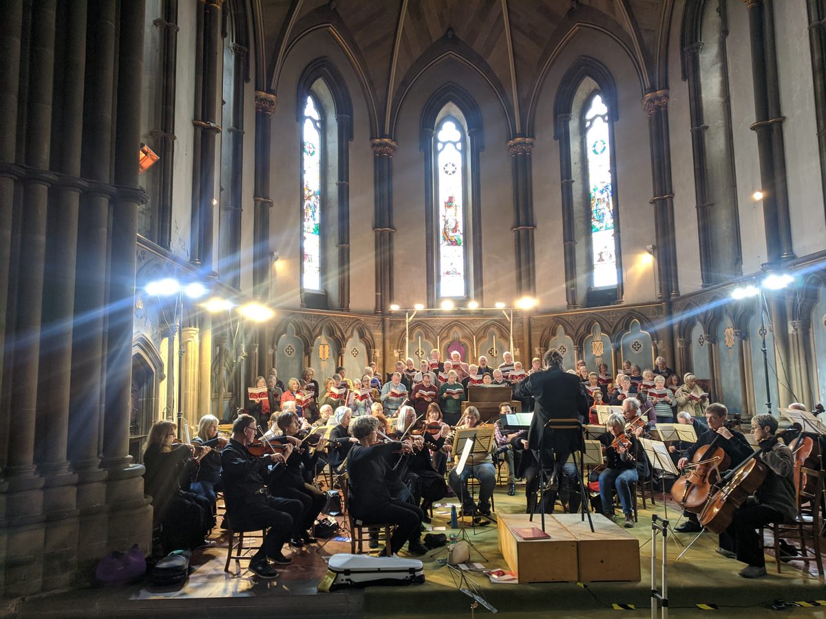 We are very grateful to Charlie Baigent for standing in for the indisposed Charles Cunliffe on less than 24 hours notice! 
Rehearsal is done - we look forward to welcoming you at 7pm this evening! <a href="/sjojchurch/">St John of Jerusalem</a>