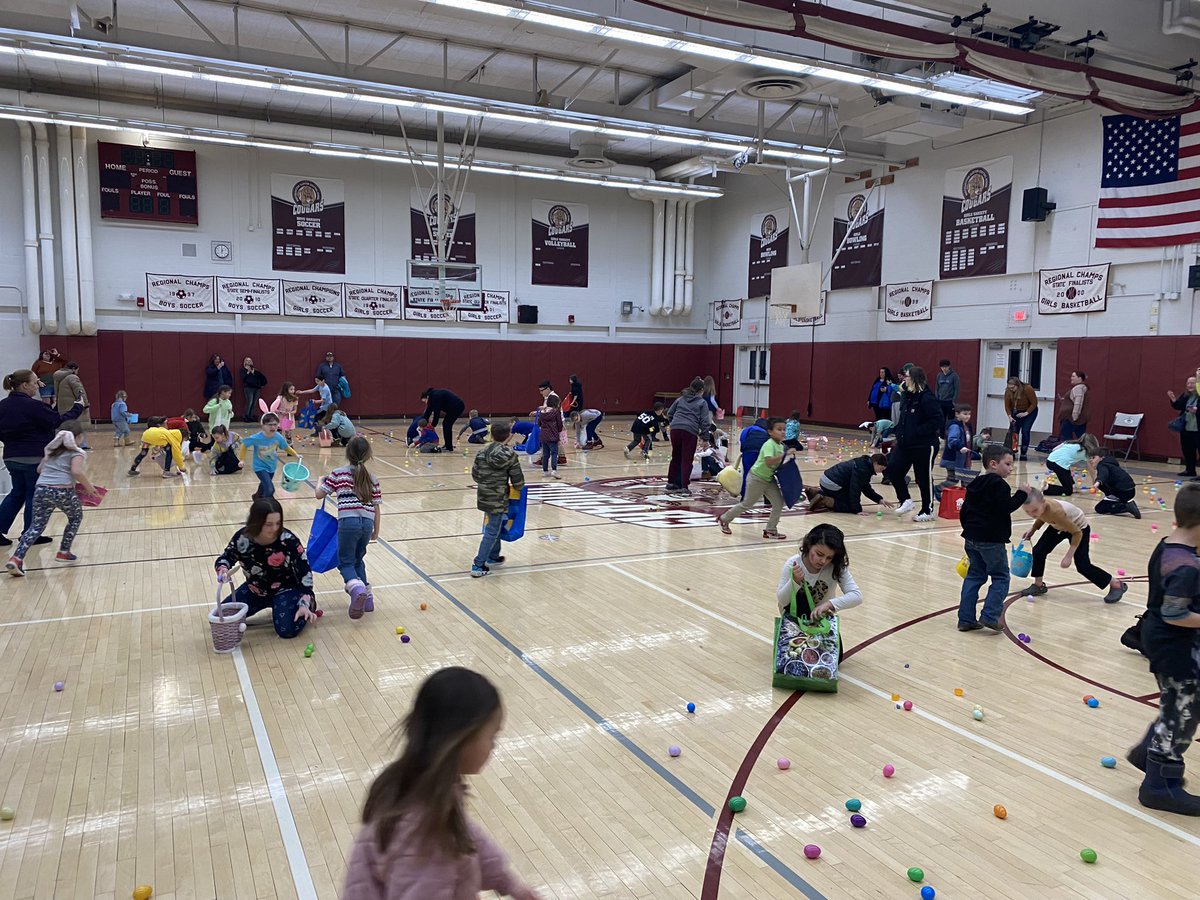 Great job by the members of the NCCS NHS on holding todays Easter egg hunt. @SunCmtyNews @wcax @CVESBOCES