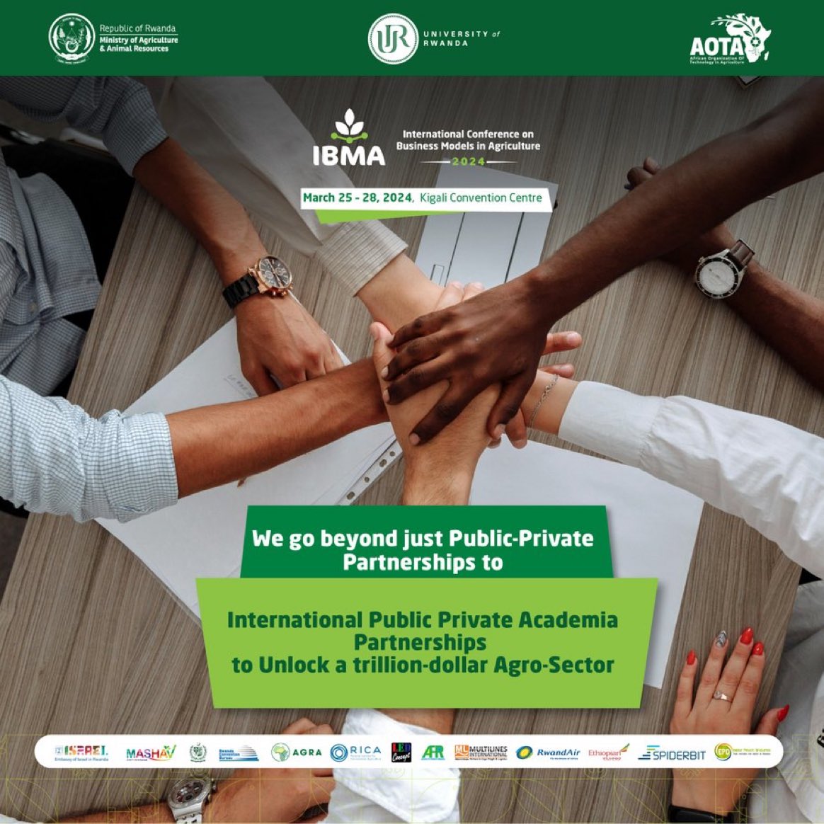 Did you know that #IBMA is powered by very strategic international #Public #Private #Academia #Partnerships (PPAP) forged through IBMA's parent org AOTA? 

Join us tomorrow as we create synergies btw govt, business, tech & research to innovate #agribusiness #models #IBMA2024