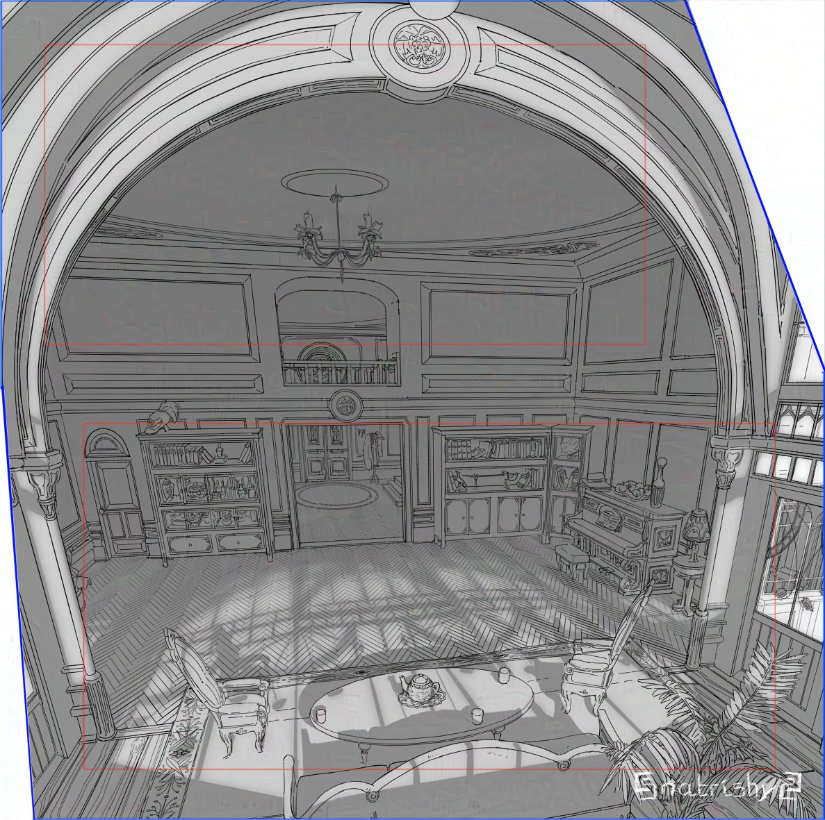 Natrishy's tweet photo. Trying out my layout skills
First part of three drawings from a story I worked on ages ago, Hiol and Amyn's one if some of you remembers?
.
#2dlayout #background https://t.co/iy5na5cT24