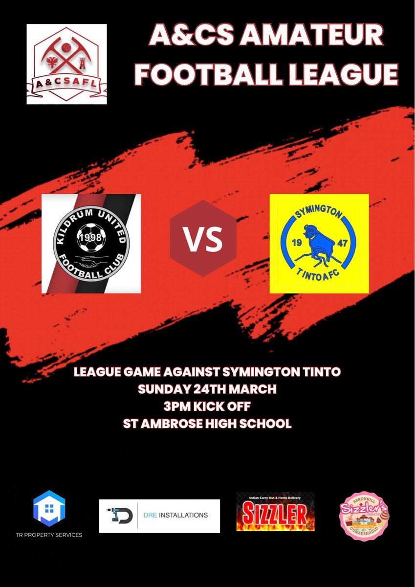 kildrum_united's tweet photo. Todays game against Symington tinto 🔴⚫️ https://t.co/6HUvheKy5d