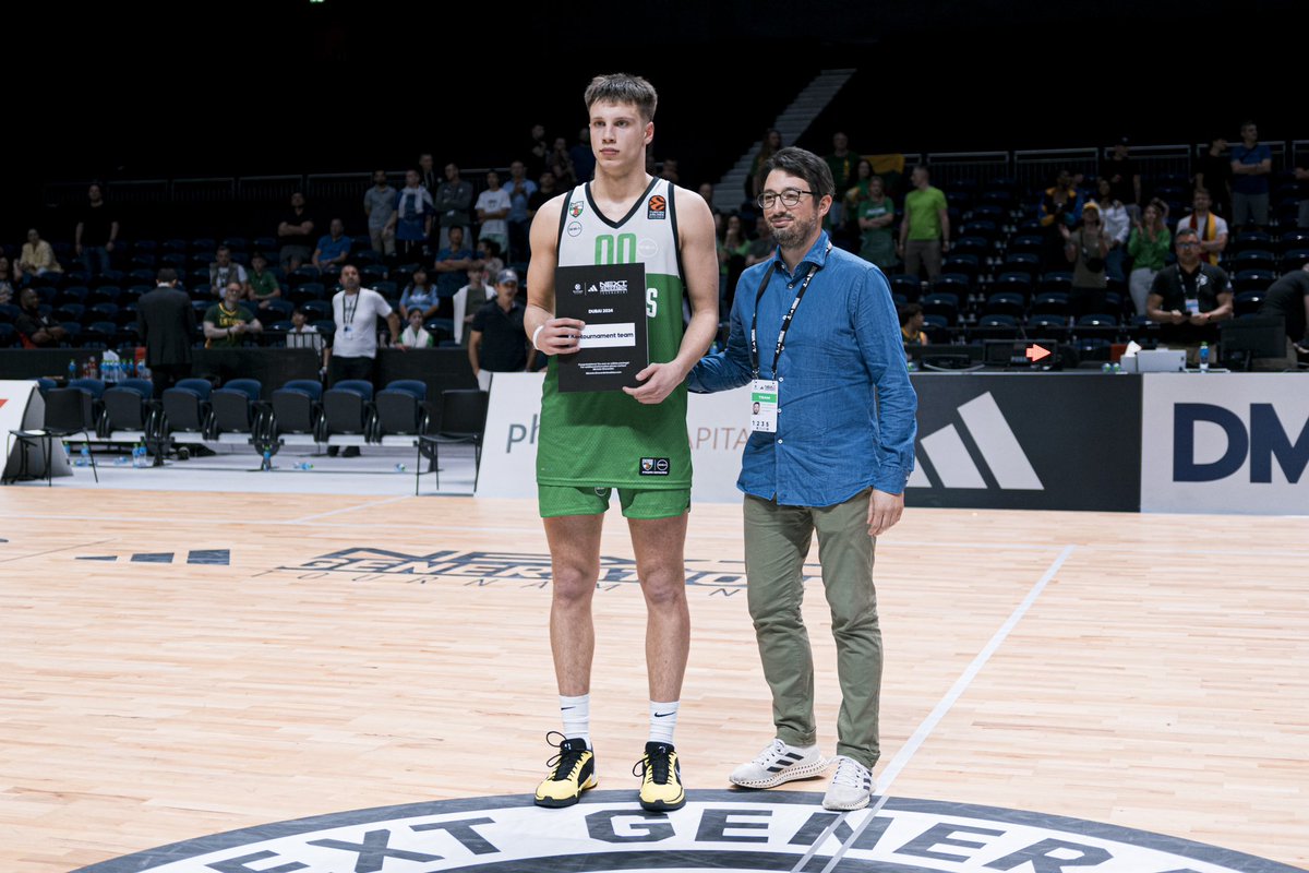 bczalgiris's tweet photo. Mantas Juzenas and Nedas Raupelis made it to symbolic Top 5️⃣ of the EuroLeague's #ANTG tournament! ⭐️ https://t.co/05N7qiKhBl