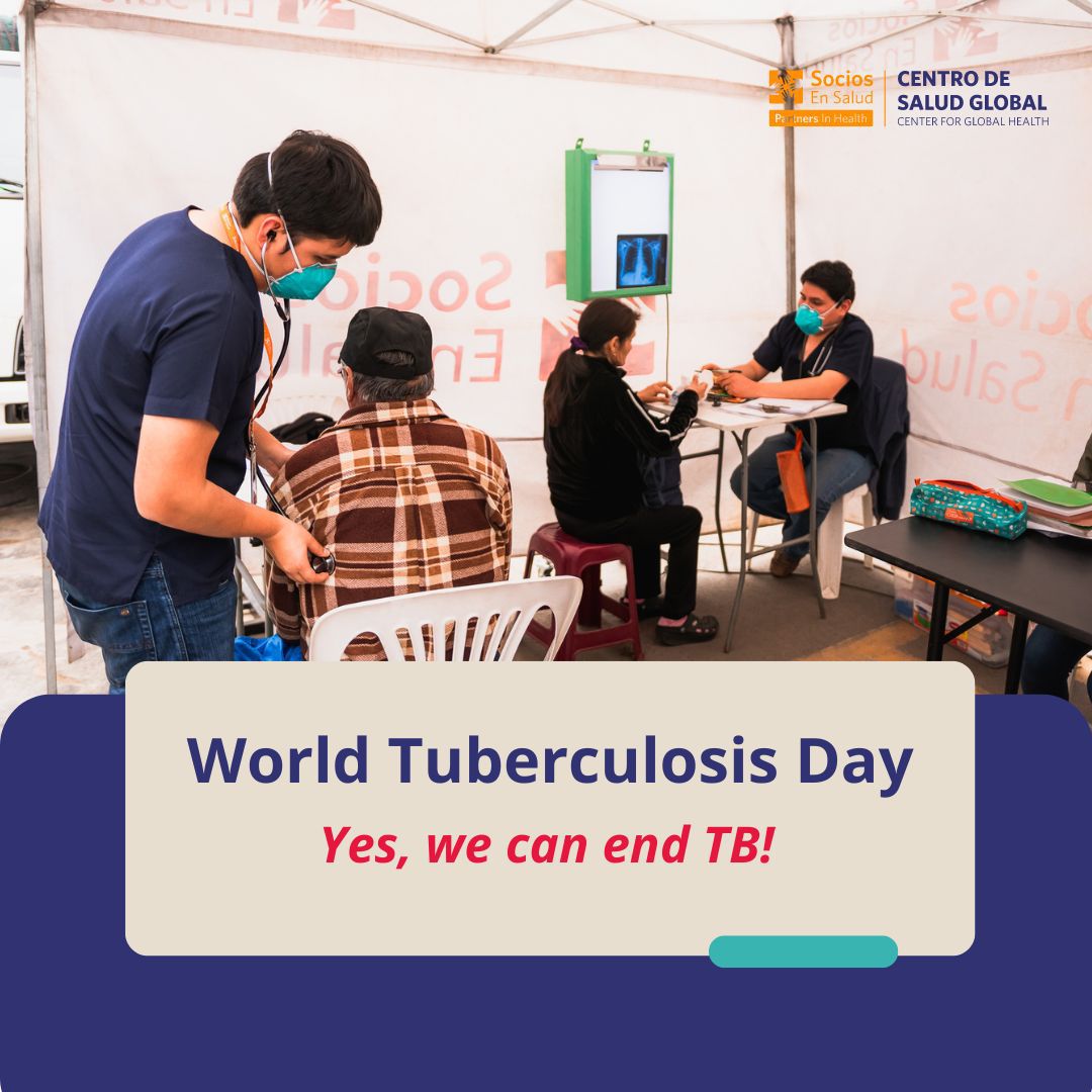 Today is a great opportunity to highlight the effects of this disease on marginalized populations and advocate to put an end to it. At @SociosEnSalud, we continue to work hard to not only treat TB, but also to prevent new cases. Together, we can put an end to TB #Tuberculosis