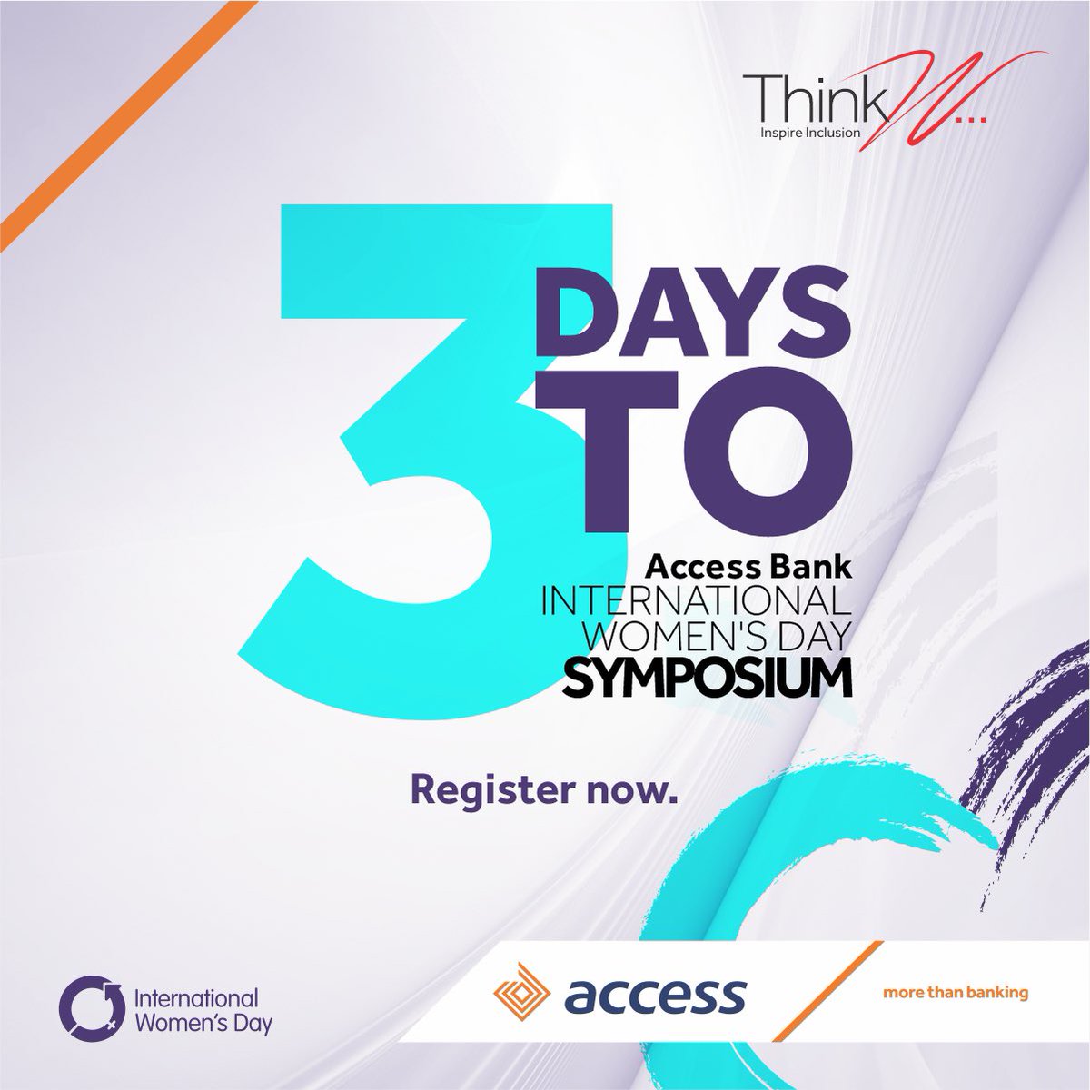 Only 3 days to our International Women’s Day symposium! Let's reflect on the importance of inspiring inclusion. Get ready to be a part of this discussion with us! #InspireInclusion #IWD2024 #ThinkW #MoreThanBanking #AccessMore