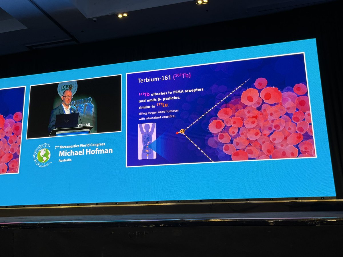 UroTeragLATAM's tweet photo. #teranostics PSMA future directions by @DrMHofman from @pros_tic
✔️ 161Tb-PSMA
✔️ 177Lu-PSMA before surgery
@DBarreiro4 @RomanCarvajal @declangmurphy #WTC2024 https://t.co/NFIqekC7f1