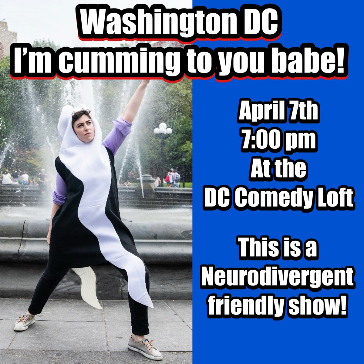 So excited to be headlining the DC Comedy Loft April 7th! Get your tickets now: dccomedyloft.com/shows/243465