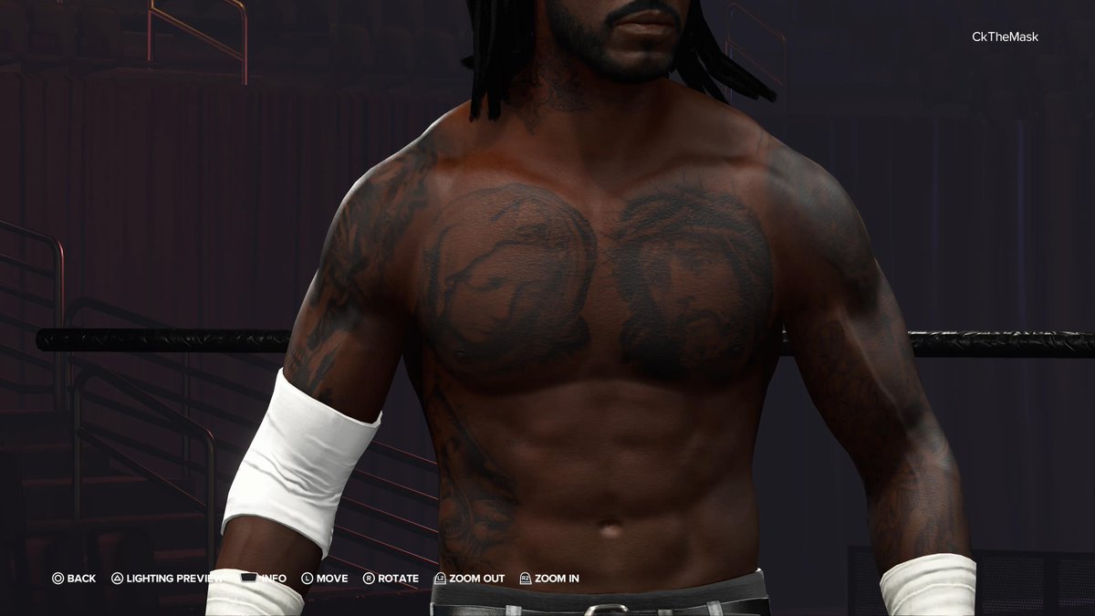 SmackdownTattoo's tweet photo. A closer look at some of the new black and gray logos on https://t.co/YjP6v6ytuA

#CAWs #Cawcommunity #WWE2k24 #WWE2k #WWEGames #Caw https://t.co/LtRBY19zKp