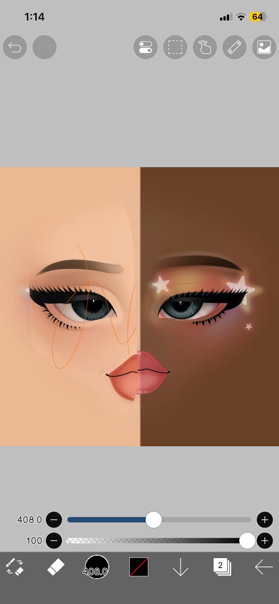 Just to clarify here incase anyone sees anything, I made them both but are NOT the same face, I didn’t reuse the same assets, I didn’t reference one for the other, and I didn’t steal a base for them

Just putting this here cause I don’t want to be known for something I didn’t do