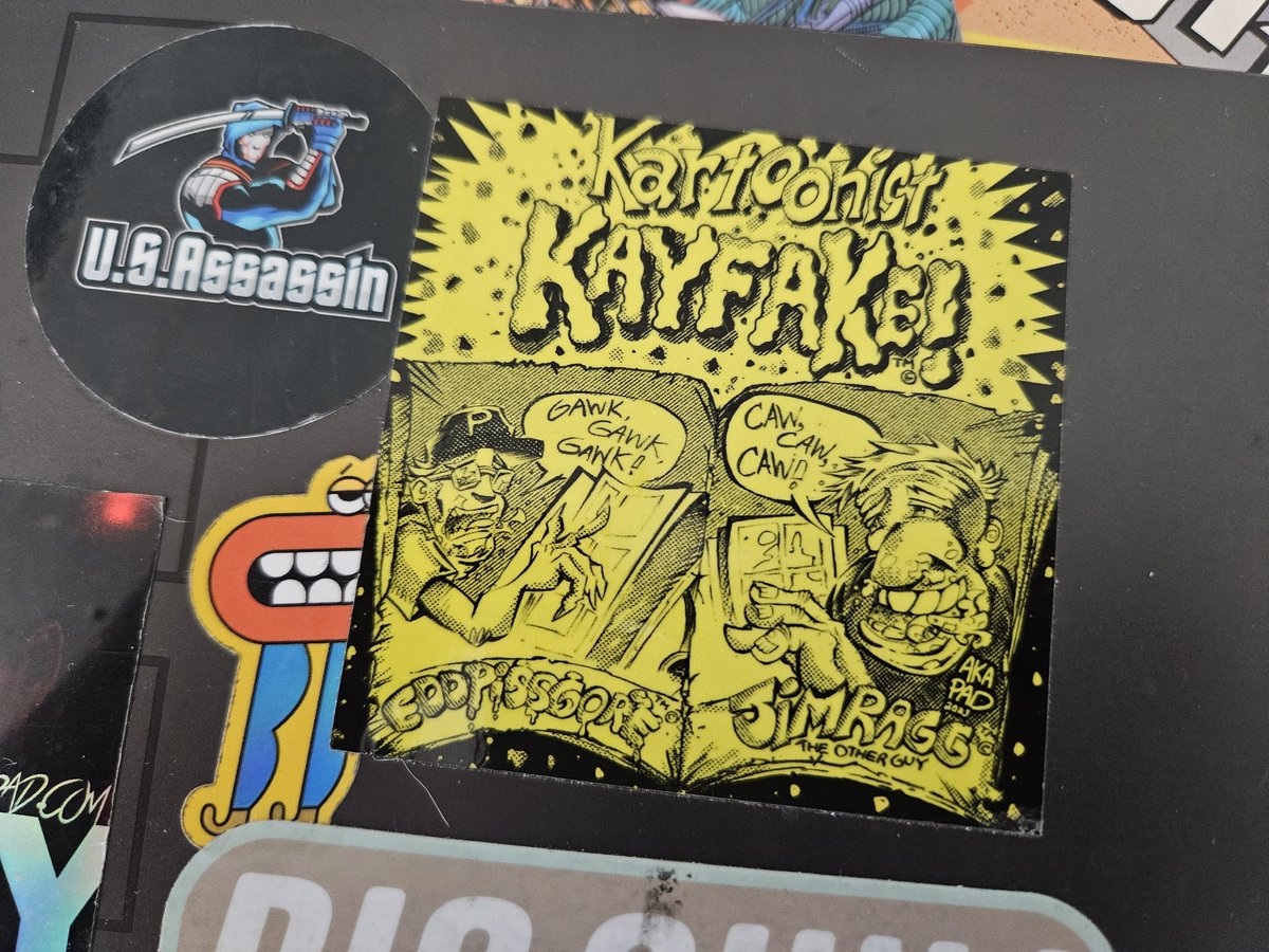 Should I start mailing out @CartoonKayfabe KAYFAKE stickers to whoever wants them?