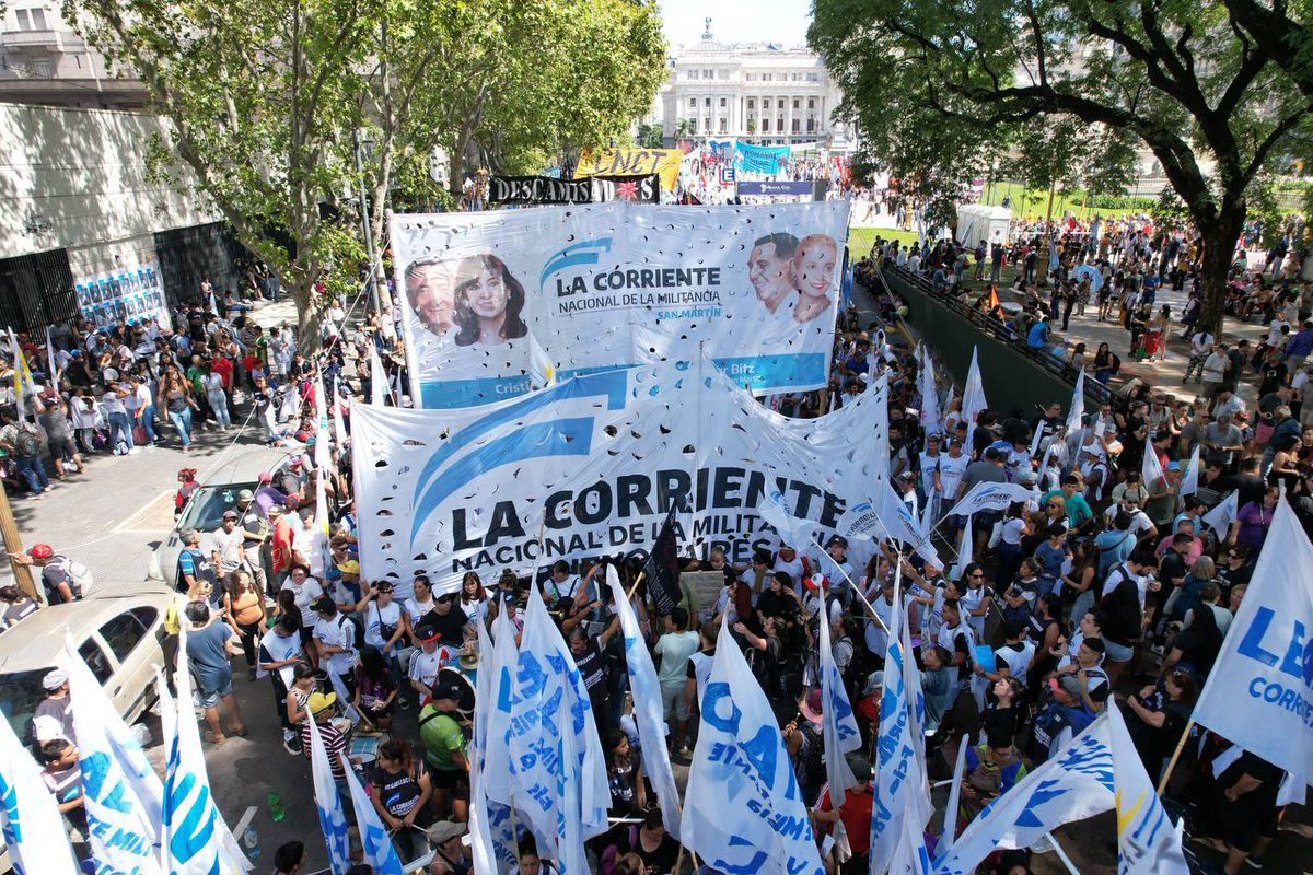 telesurenglish's tweet photo. #Argentina |  Mobilization in Buenos Aires for the National Day of Remembrance for Truth and Justice https://t.co/dW4Vivi8HQ