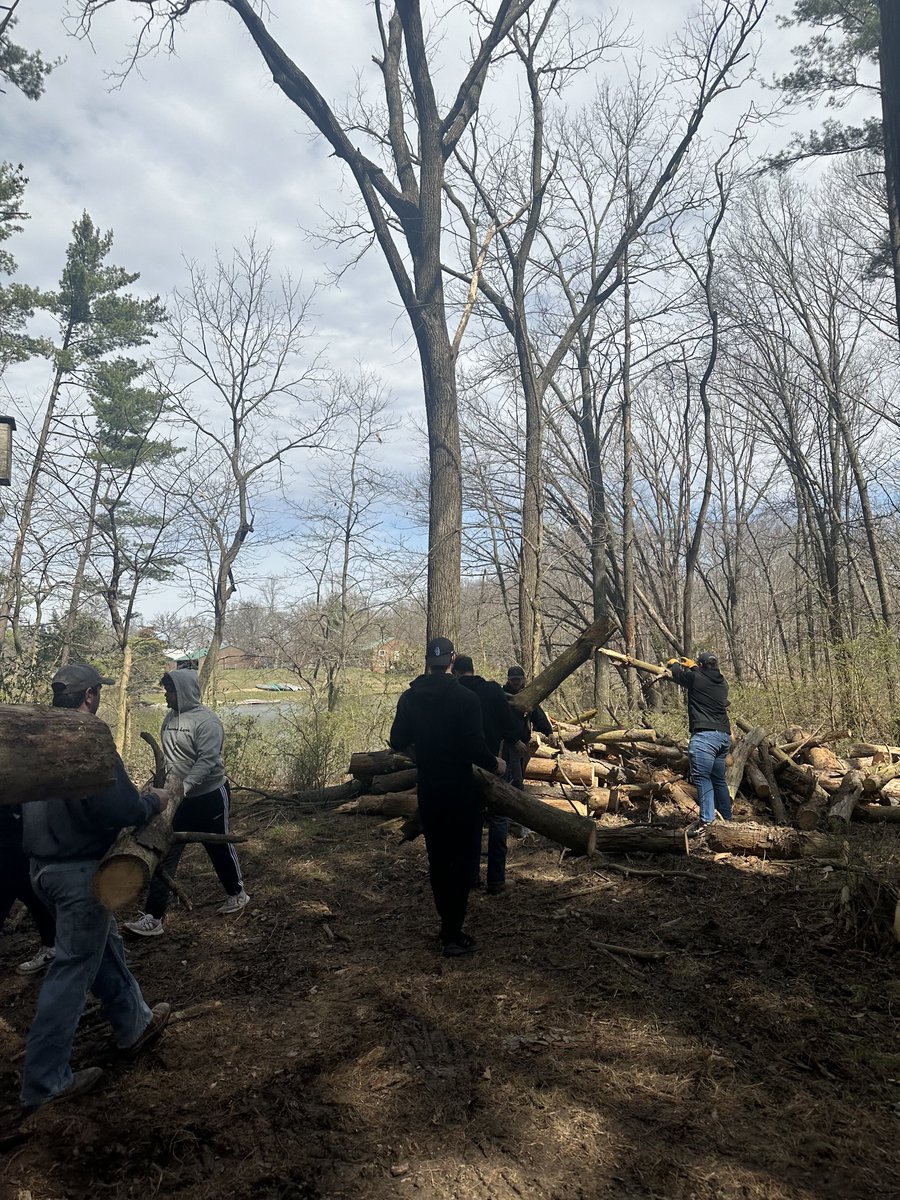 Service is a foundation of our culture! Thankful for the opportunity to lend a hand at the Western Illinois Youth Camp! #FOE