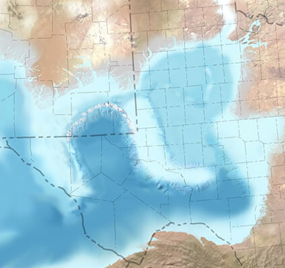 Seeing things like ancient deep-sea basins, and tropical carbonate platforms and reefs from a quarter-billion ago pop up in maps of oil wells will never get old to me