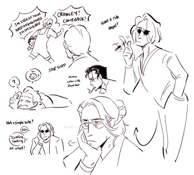 more doodles  #GoodOmens 