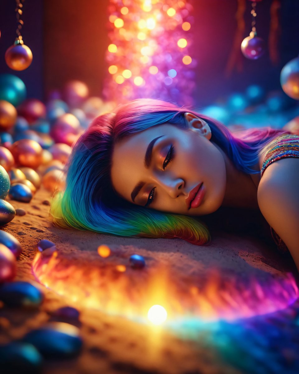 The Dreaming Space

#wild_ai_artisan #sleep #dream #dreamingspace #colorful #woman #vibrant #creative #conceptart #creativeuprising #digitalart #picoftheday #dreaming #sleeping