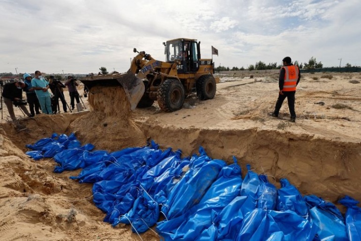 ' . Gaza was Before the war the greatest open-air prison, today is the greatest open-air graveyard. A graveyard for tens of thousands of people and also graveyard for many of the most important principles of humanitarian law. Josep Borrell Fontelles is the EU High Representative…