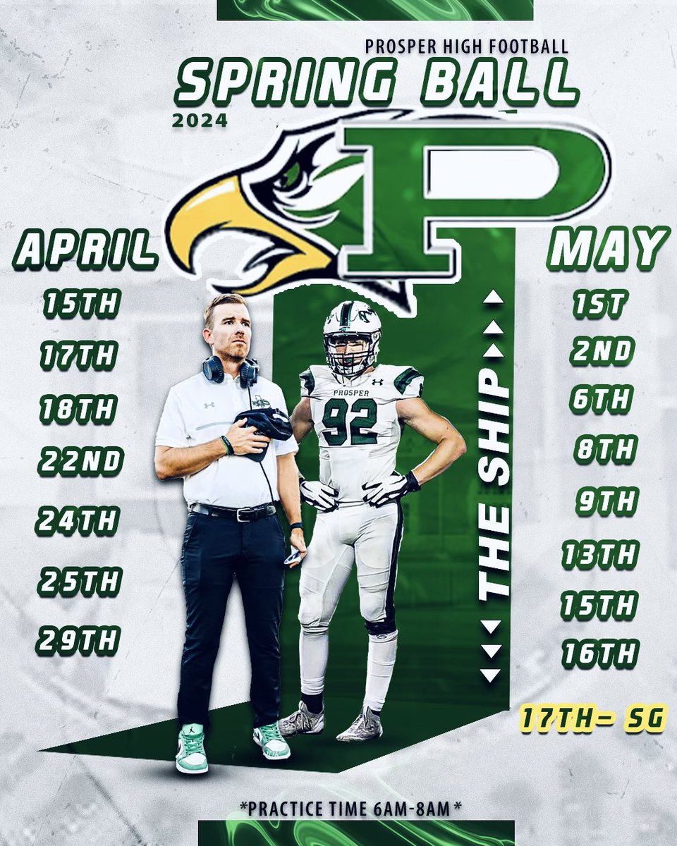 Spring Ball is that you?!?👀 #TheShip 🦅🏴‍☠️ #TheOverMe