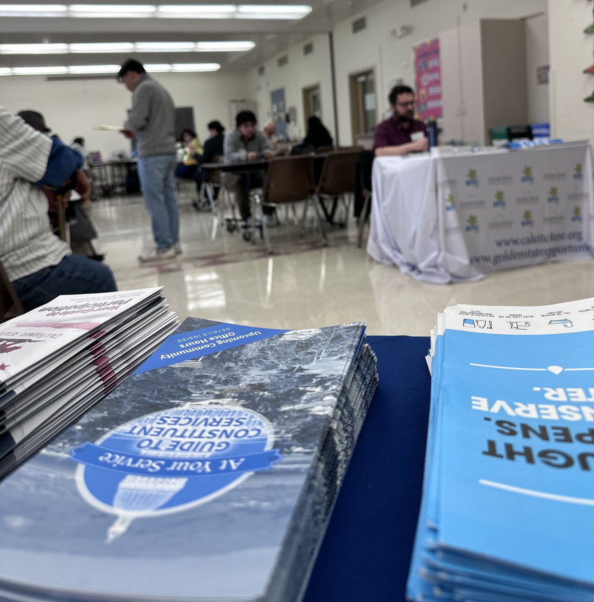 Wonderful Tacos & Taxes event to provide free tax filing and tacos to local residents in need. Huge thanks to @GSOpportunity, @TaxAidTweets & vols for organizing this event.