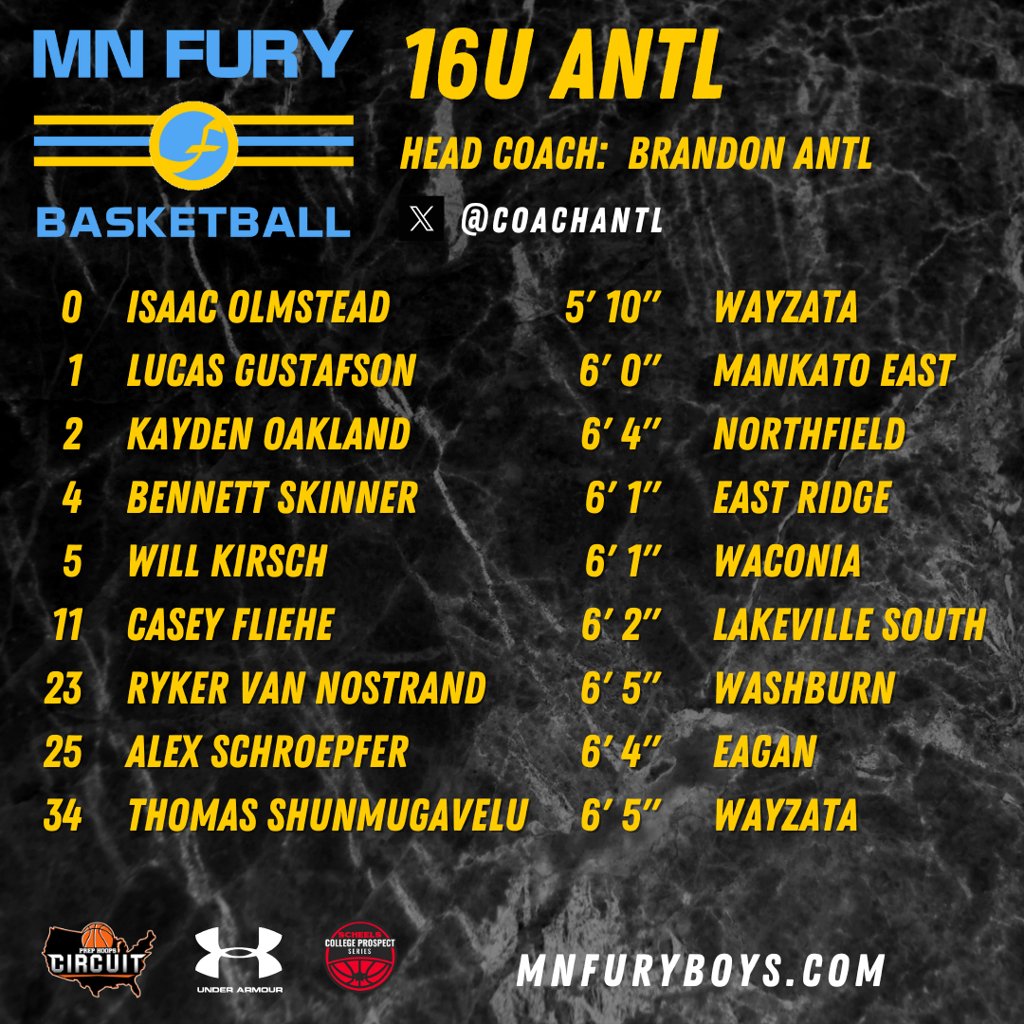 This squad @CoachAntl has put together can play fast, and they can shoot the lights out! Must-see team this spring. #furyfamily