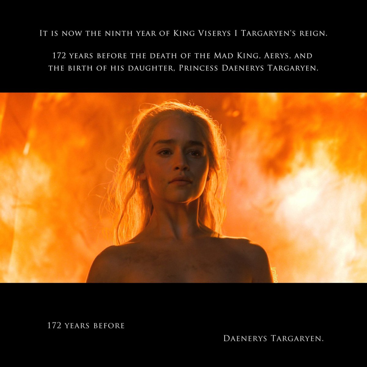 jjmileo's tweet photo. house of the dragon opening with “172 years before daenerys targaryen” you just HAD to be there https://t.co/rulLzvdwjo