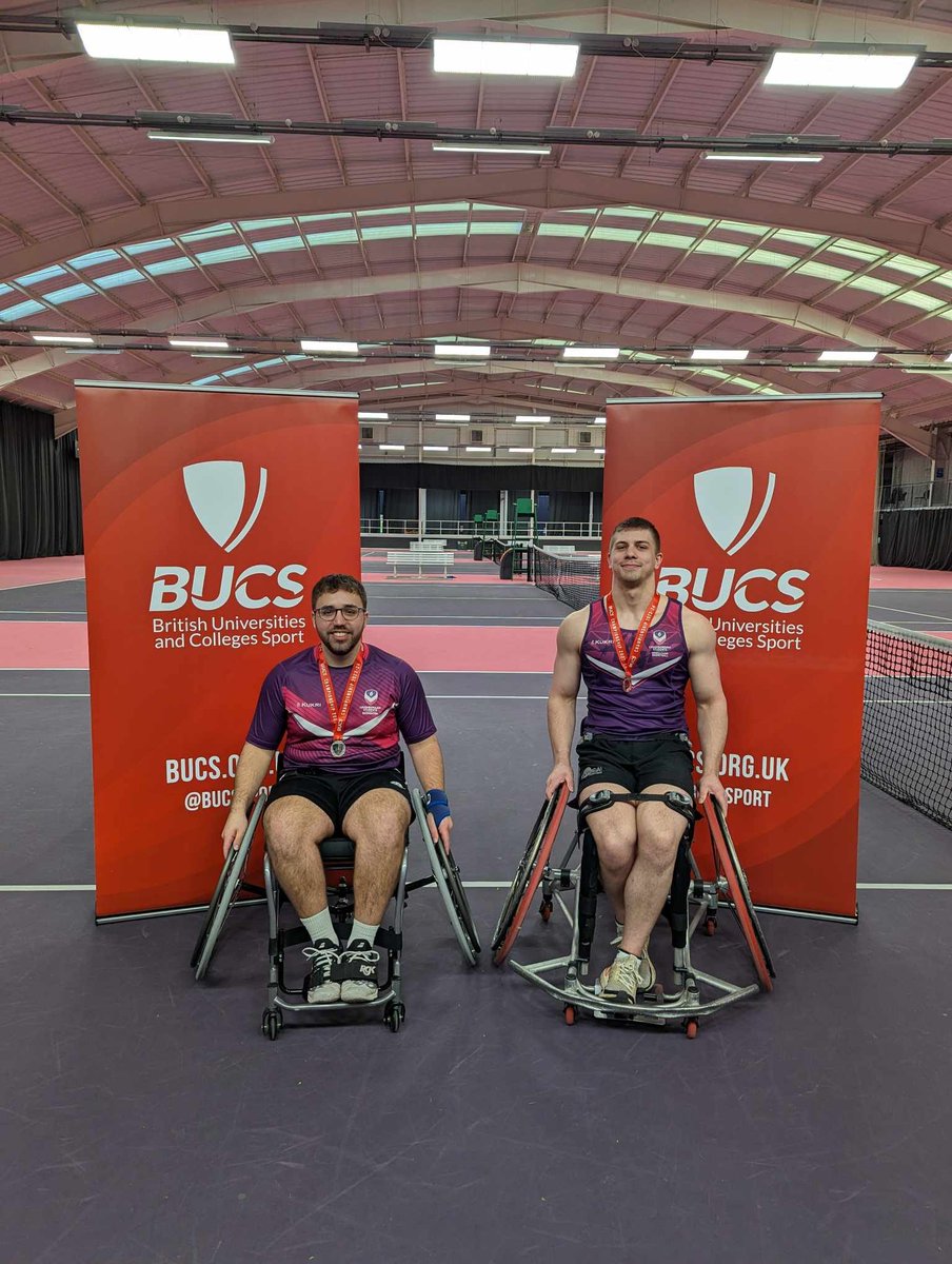 So proud of Joseph Court and Jacob Court on becoming BUCS Wheelchair Tennis National Finals Doubles Champion 2024. Also Silver and bronze in singles. #Wheelchairtennis #inclusive