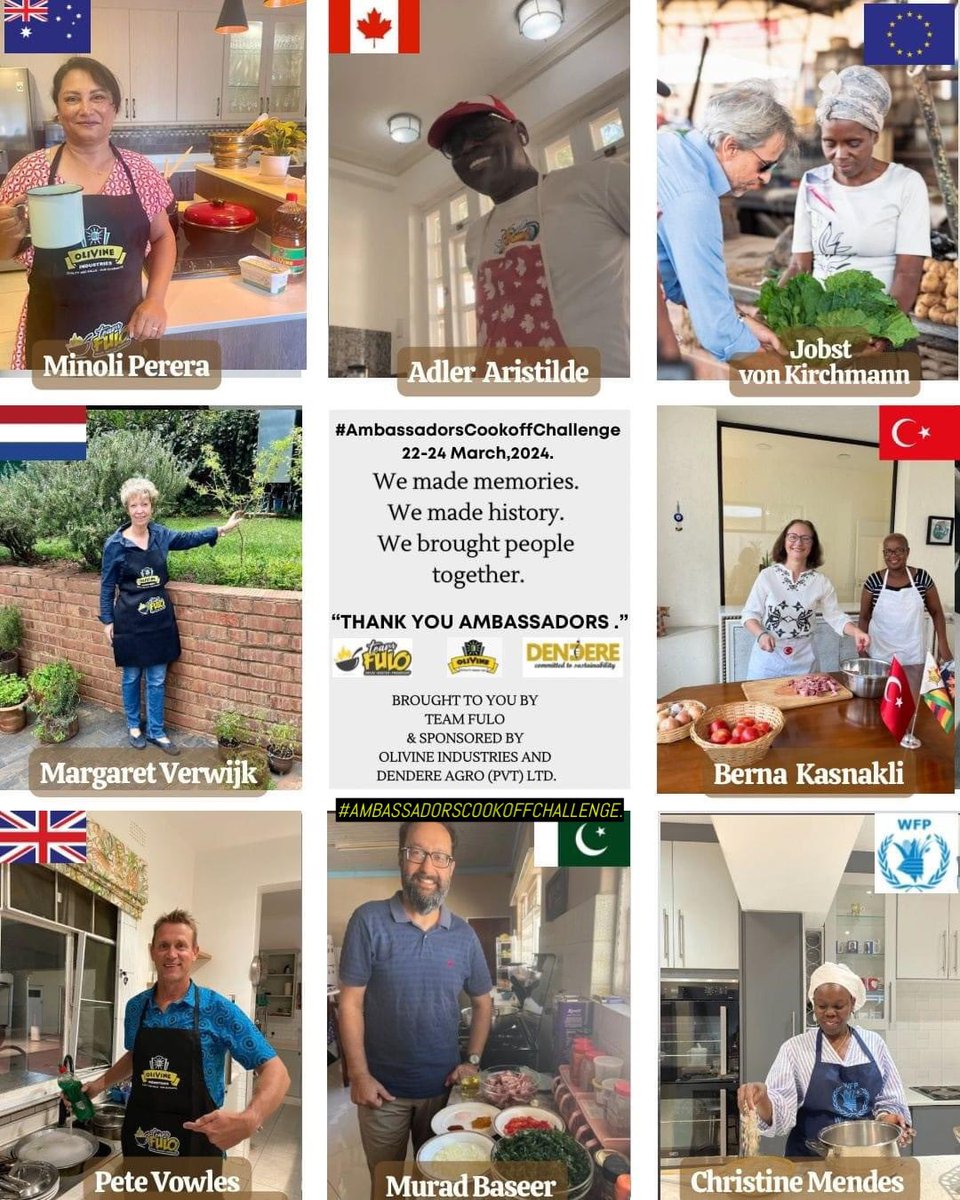 KUDOS TO THE AMBASSADORS FOR BRINGING A SMILE TO OUR FACES. #GastronomyDiplomacy #AmbassadorsCookoffChallenge #HighfiridziChallenge YES ,TOGETHER WE MADE MEMORIES. ONE NATION UNDER A GROOVE. #JOLLIFICATIONS #HAPPINESSISOURBUSINESS Thank your Your Excellencies. 🇦🇺🇨🇦🇬🇧🇵🇰🇹🇷🇳🇱🇪🇺…