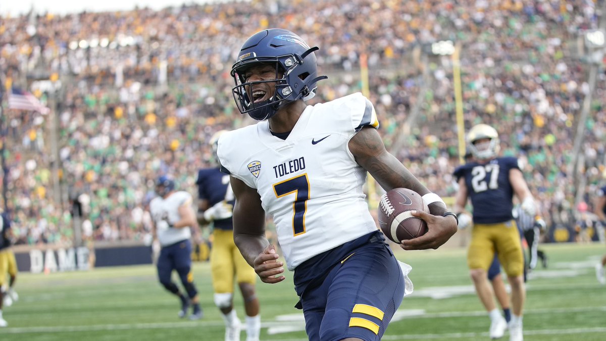 After a amazing conversation with @vkehres I am beyond grateful to receive a offer from the University of Toledo💛@coachchastain @CConnerdc @GreyhoundFball @RecruitGeorgia @One11Recruiting