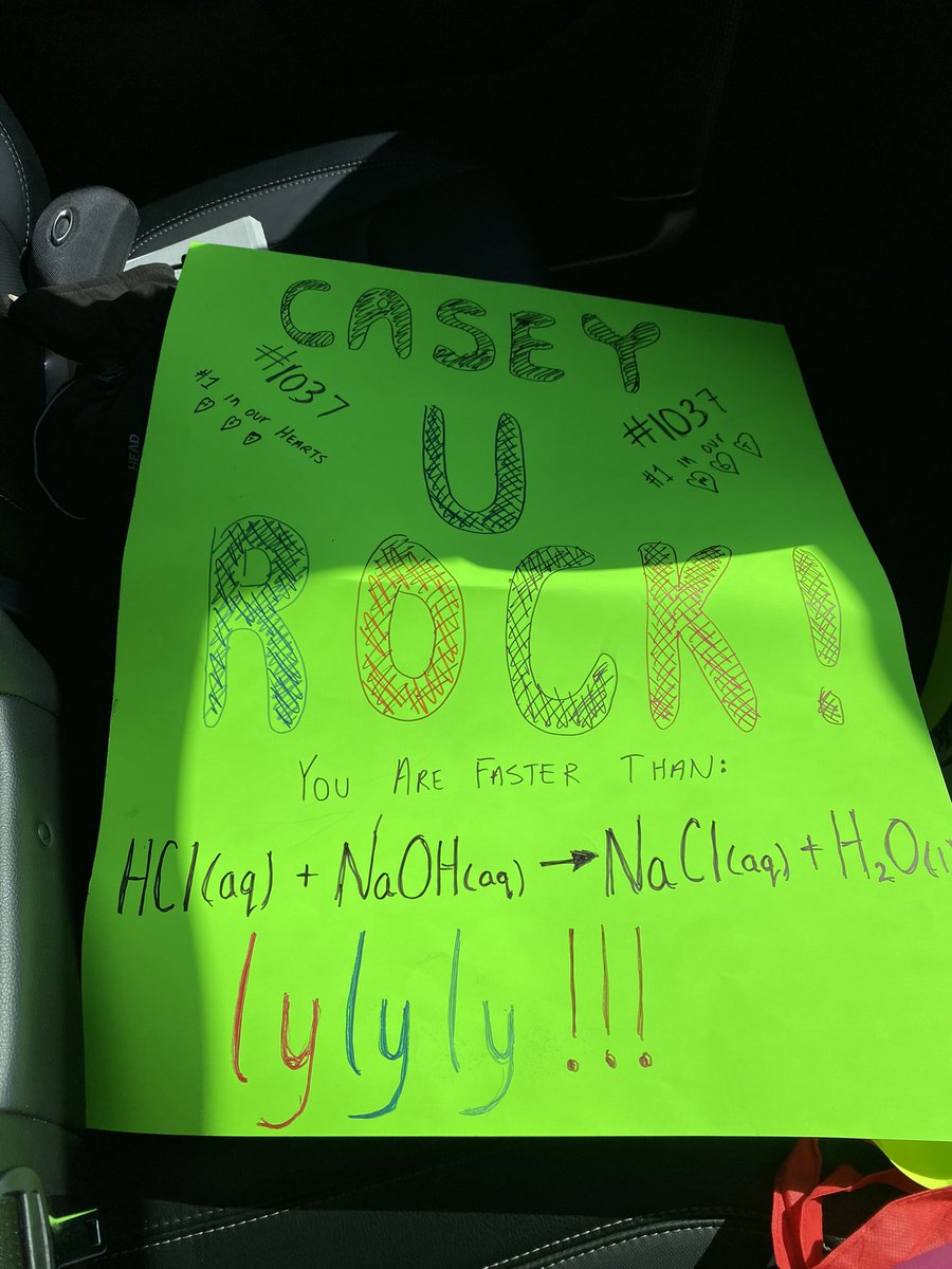 Outside of the lab I am a runner, and today I got to run a hamilton classic for the first time!!! Thanks to my dad I can’t escape chem for that long though 🏃‍♀️🤠