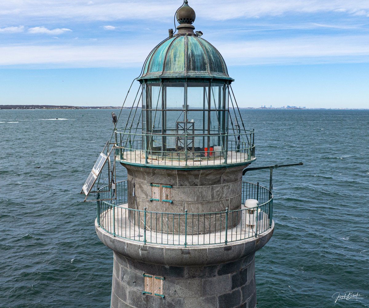 Nice view of the primary transmitter site today from Minot Light