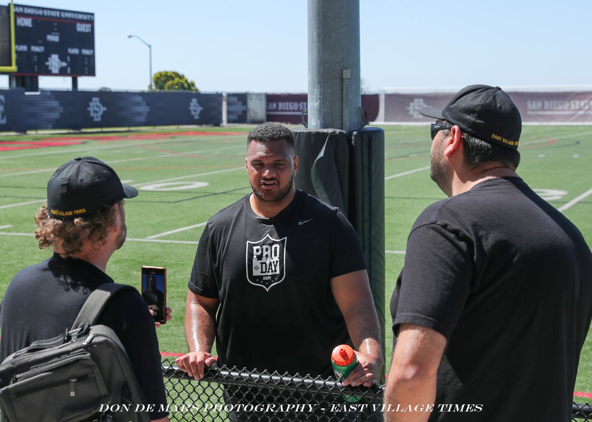 2024 @AztecFB Pro Day Samuela Tuihalamaka @Tui_35 🏈Recap...eastvillagetimes.com/sdsus-pro-day-…… Thanx for the memories!!! @EVT_News @TheSDSUPodcast @SD_SportingNews