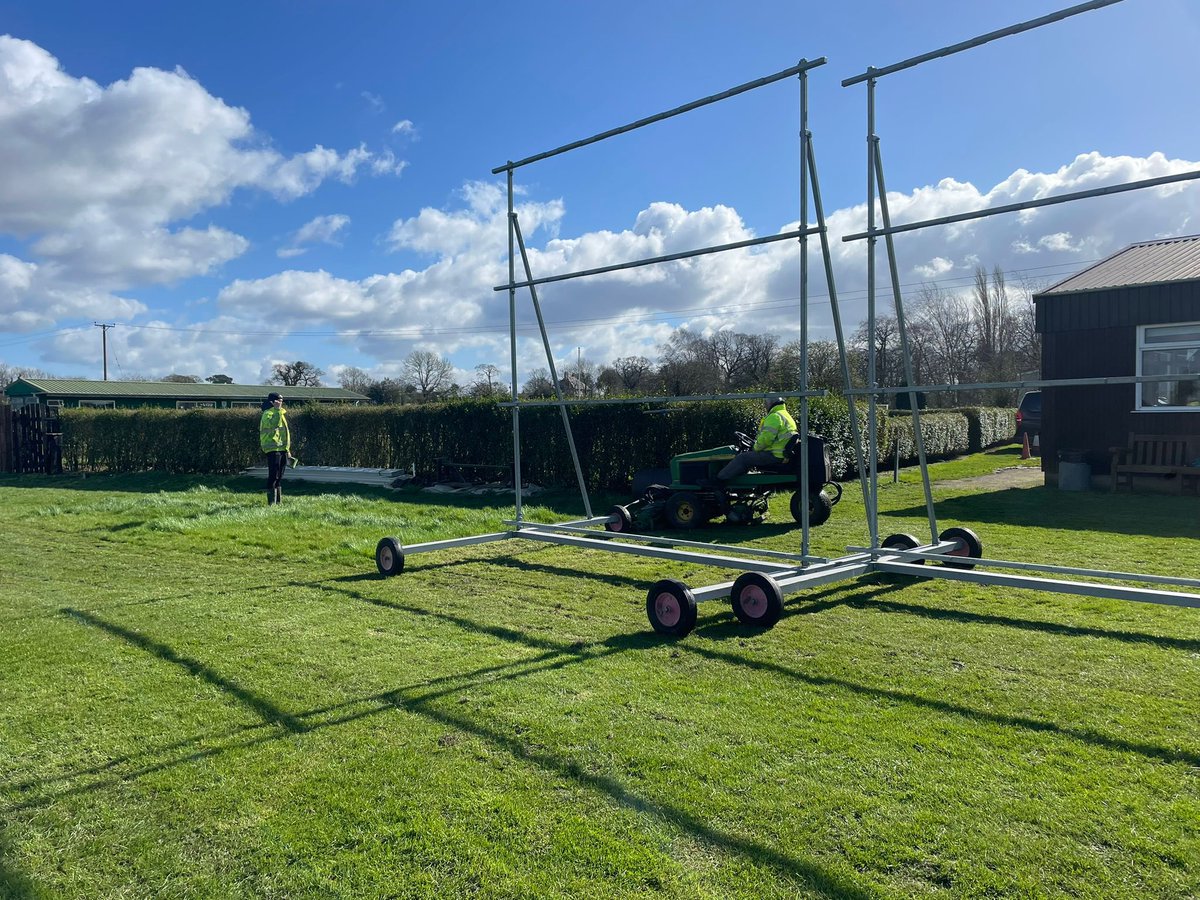 A fab get set day on Saturday! Cricket club starting to look very ready for the 2024 season! Thanks to all our volunteers #sessaycc #getsetweekend #ypln #cricketclub #community #volunteering