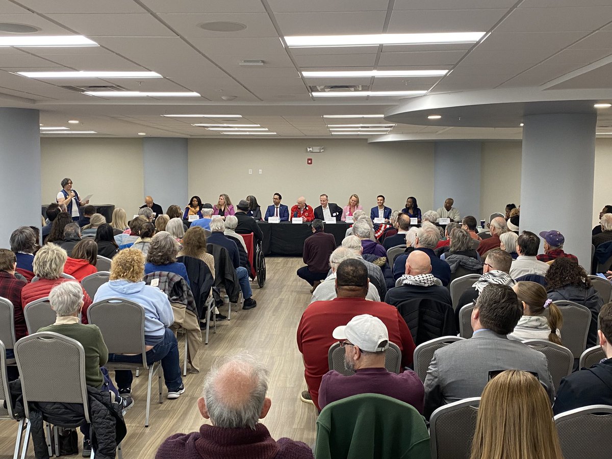 Hearing from the D6 Democratic candidates in Frederick today, hosted by <a href="/FrederickDems/">Frederick Democrats</a>