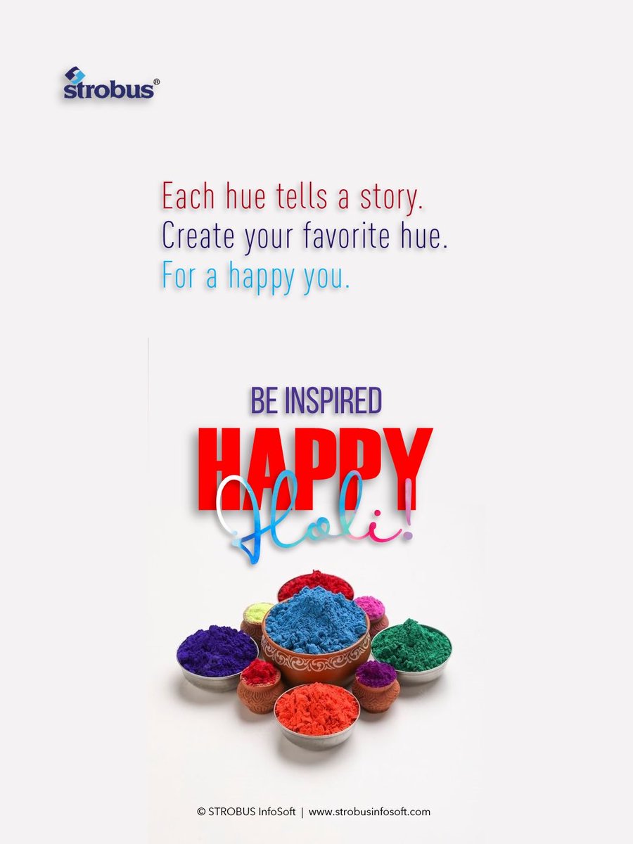 Each #hue tells a story.
#Create your favorite hue.
#Colors make a #happy you.

#BeInspired
#HAPPYHoli