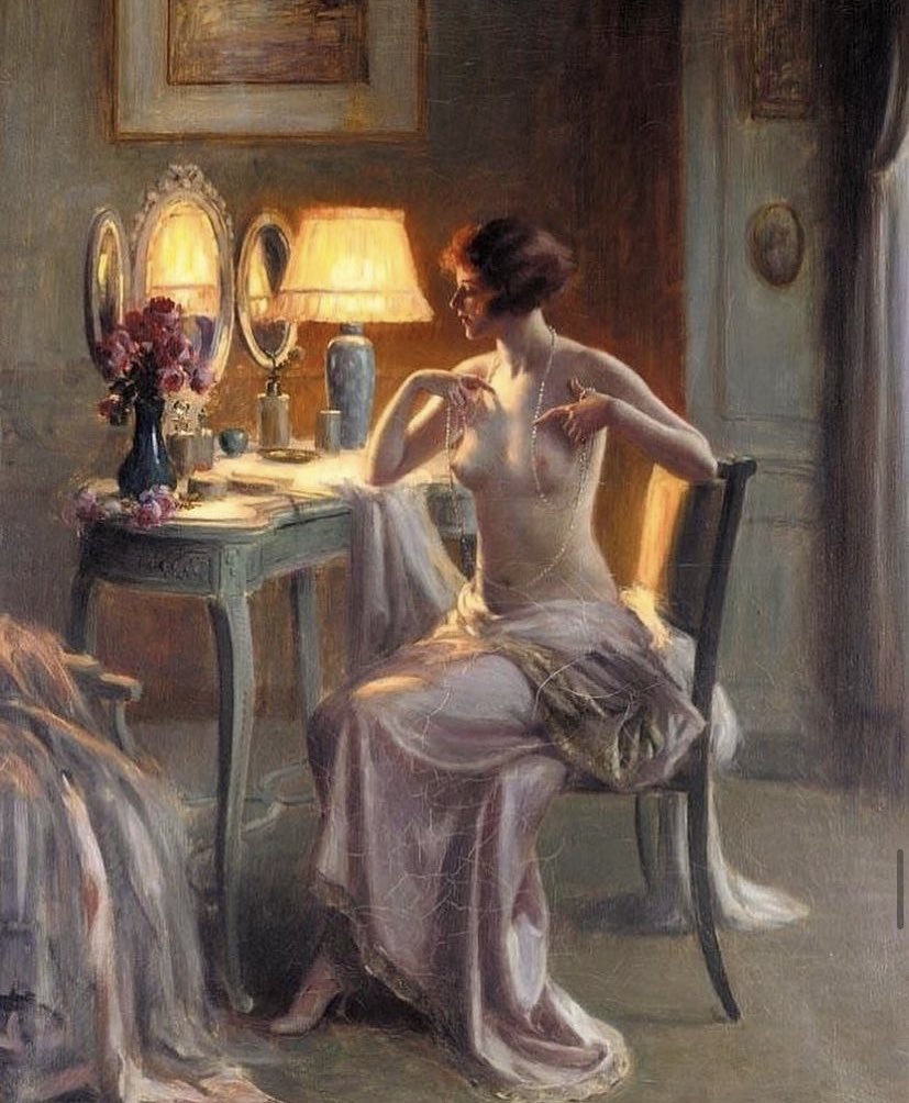 AcademiaAesthe1's tweet photo. Le Collier de Perles by Delphin Enjolras https://t.co/dxvYXJiMfV